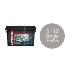 Купить STARLIKE EVO S.110 GRIGIO PERLA затир.смесь (1kg bucket) в Красноярске #2