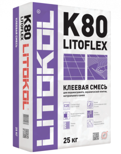 Купить LitoFlex K80 белый-клеевая смесь 25kg bag в Красноярске