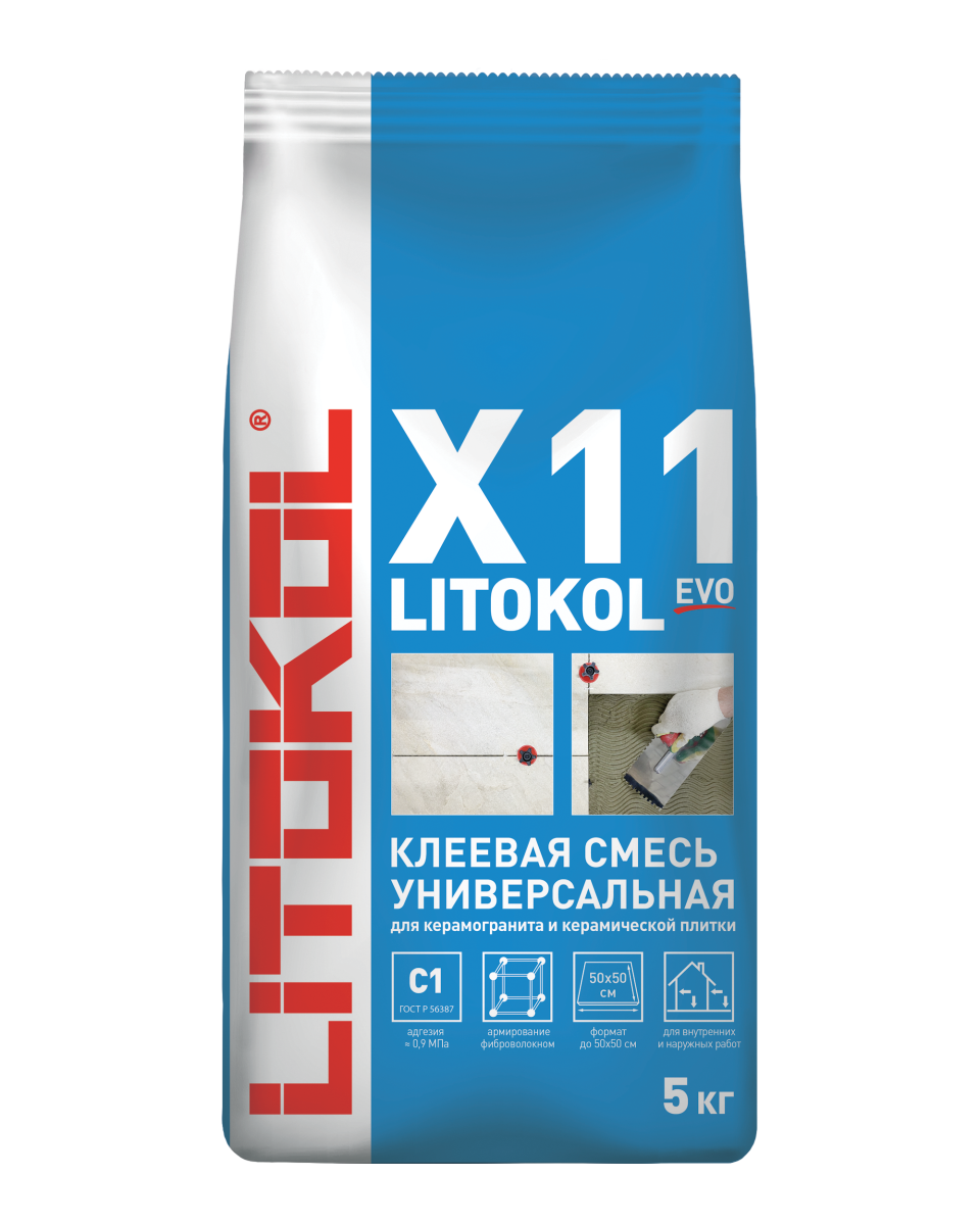 Купить LitoKol X11-клеевая смесь 5kg Al.bag в Красноярске