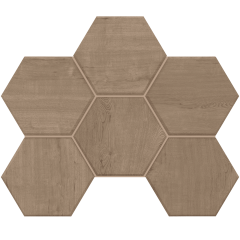 Купить Мозаика CW03 Гексагон 25x28,5 непол. в Красноярске