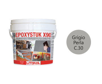 Купить EPOXYSTUK X90 C.30 GRIGIO PERLA 10kg bucket в Уфе-2