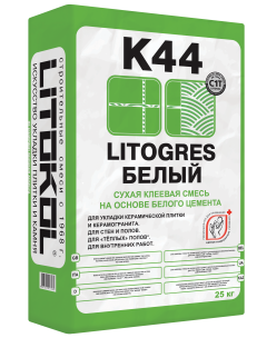 Купить Litogres К44 белый - клеевая смесь 25kg bag в Красноярске