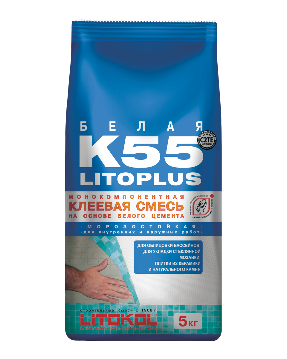 Купить LitoPlus K55-клеевая смесь 5kg Al.bag в Красноярске #2