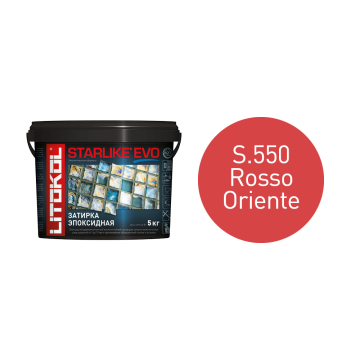 Купить STARLIKE EVO S.550 ROSSO ORIENTE затир.смесь (5kg bucket) в Ростове-на-Дону-1