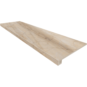 Купить Комплект (Ступень BR01 (33x120x9) непол. (прямоугол. бортик) без насечек + Подступенок (14,5x120x9)) в Красноярске