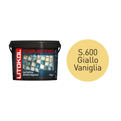 STARLIKE EVO S.600 GIALLO VANIGLIA затир.смесь (5kg bucket)