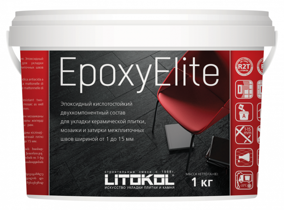 Купить EpoxyElite E.01 ЗЕФИР затир. смесь 1,0 kg bucket в Красноярске #2
