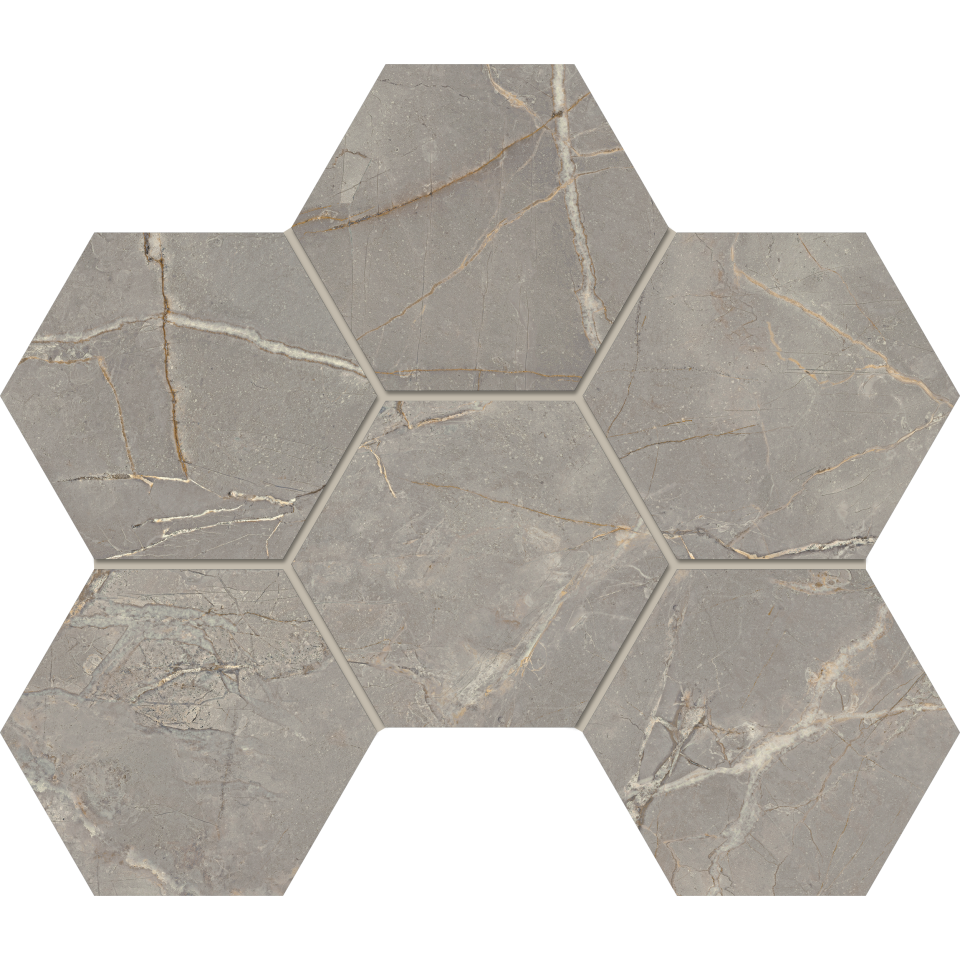 Купить Мозаика BR03 Гексагон 25x28,5 непол. в Красноярске