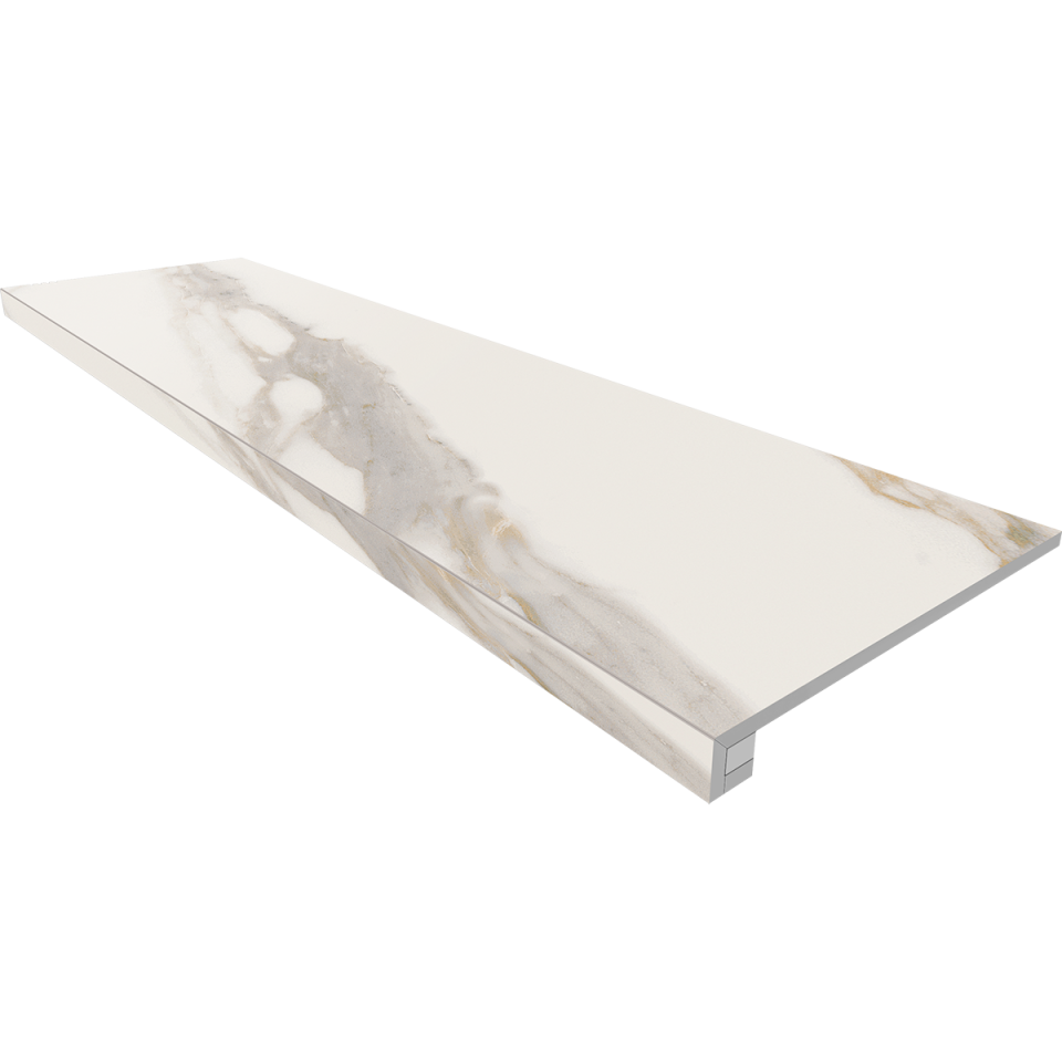Купить Комплект (Ступень RM01 (33x120x9) непол. (прямоугол. бортик) без насечек + Подступенок (14,5x120x9)) в Красноярске