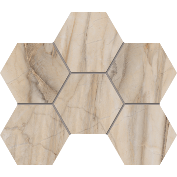 Купить Мозаика BR01 Гексагон 25x28,5x9 непол. в Красноярске