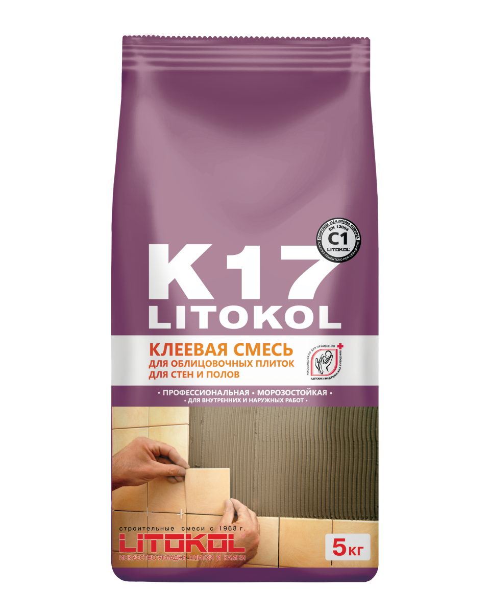 Купить LitoKol K17-клеевая смесь 5kg Al.bag в Красноярске