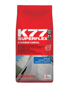Купить SUPERFLEX K77 серый-клеевая смесь 5kg bag в Красноярске #2