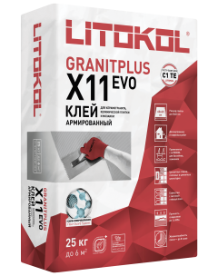 Купить LitoKol X11 EVO серый-клеевая смесь 25kg bag в Красноярске