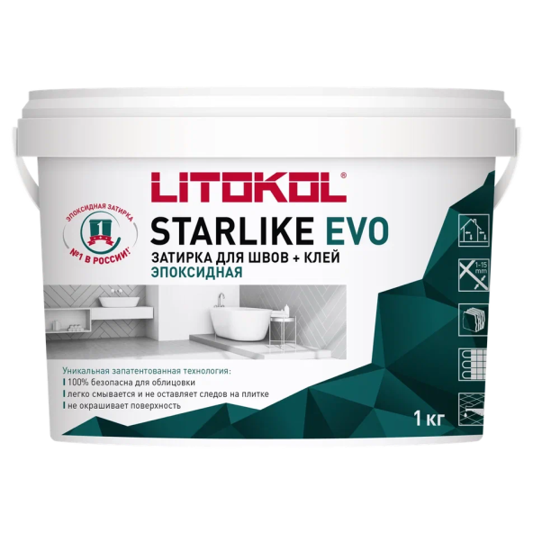 Купить STARLIKE EVO S.700 CRYSTAL затир.смесь (1kg bucket) в Красноярске-1