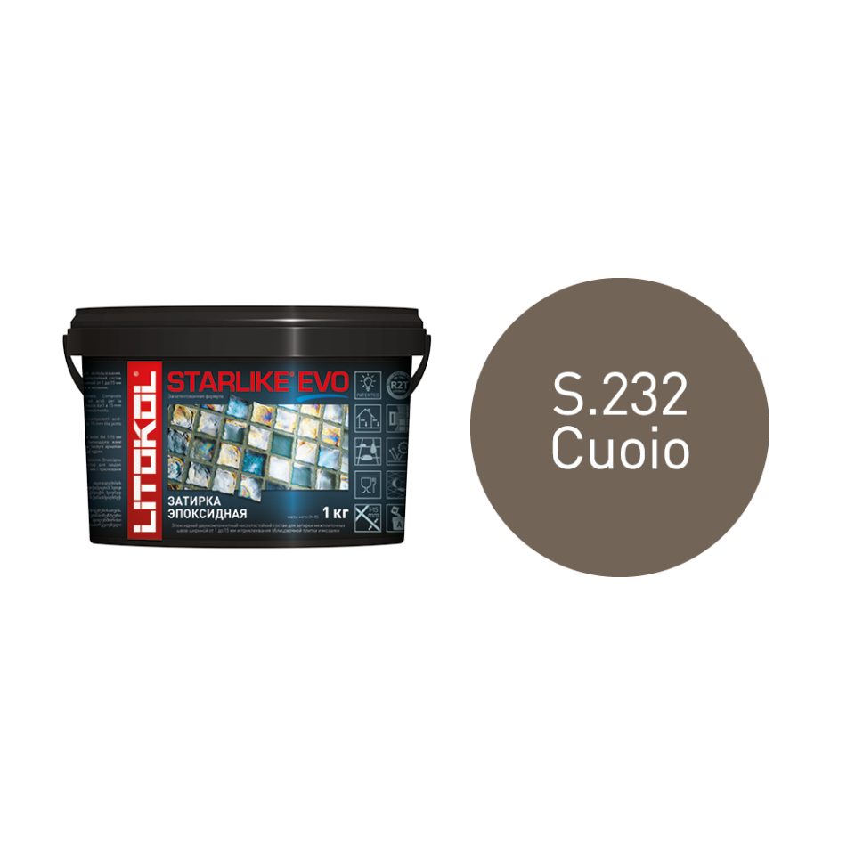 Купить STARLIKE EVO S.232 CUOIO затир.смесь (1kg bucket) в Красноярске