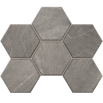 Купить Мозаика GB02 Гексагон 25x28,5x9 непол. в Красноярске