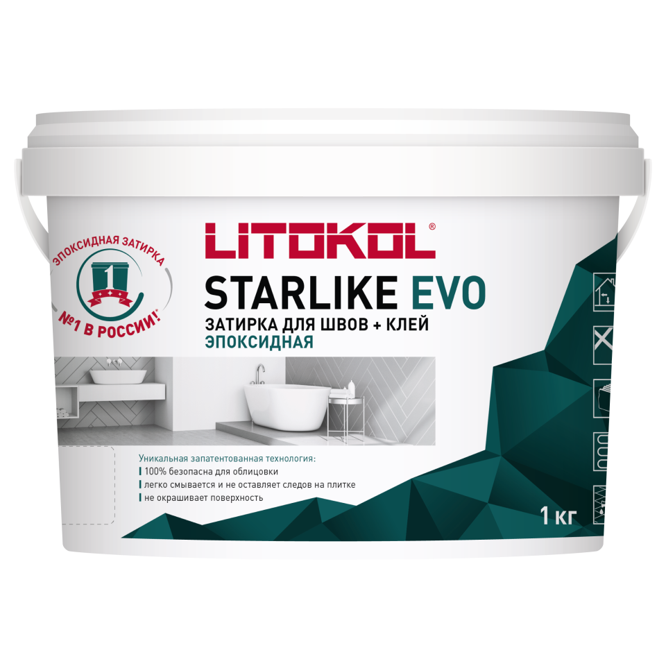 Купить STARLIKE EVO S.210 GREIGE затир.смесь (1kg bucket) в Красноярске