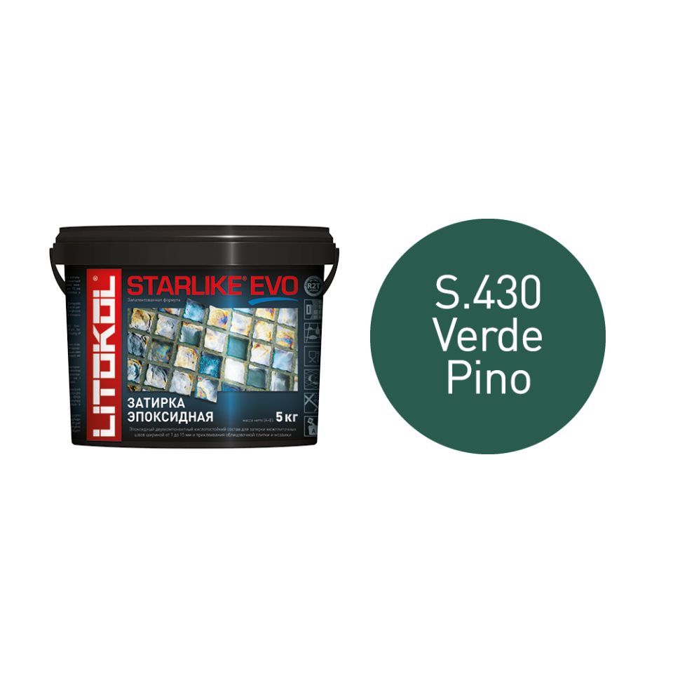 Купить STARLIKE EVO S.430 VERDE PINO затир.смесь (5kg bucket) в Красноярске