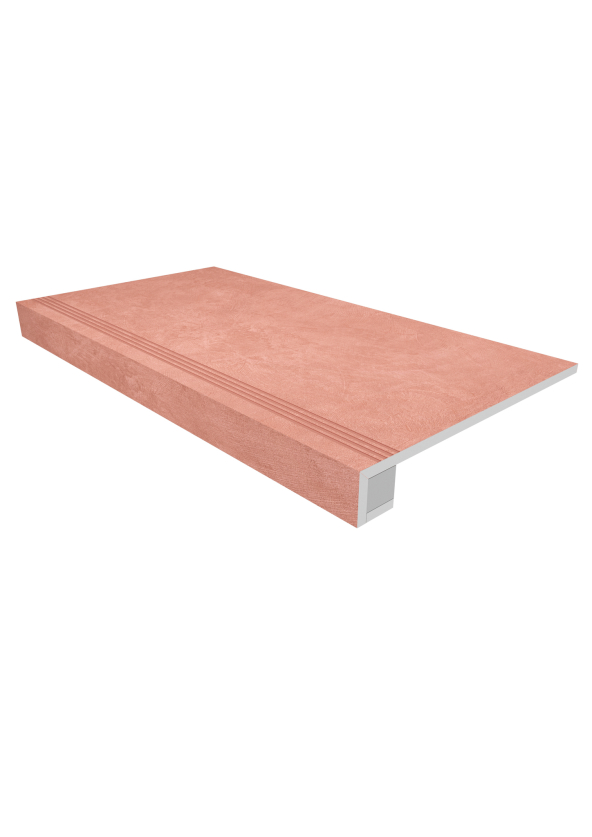 Купить Комплект (Ступень SR05 (33x120) непол. (прямоугол. бортик) с насечками + Подступенок (14,5x120)) в Москве-1