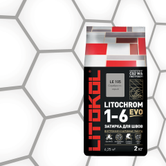 Купить LITOCHROM 1-6 EVO LE 105 серебристо-серый 2kg Al.bag в Красноярске