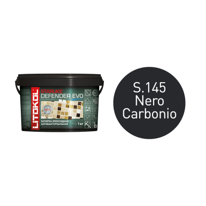 STARLIKE Defender EVO S.145 NERO CARBONIO  эпоксидный состав  1,0 kg bucket