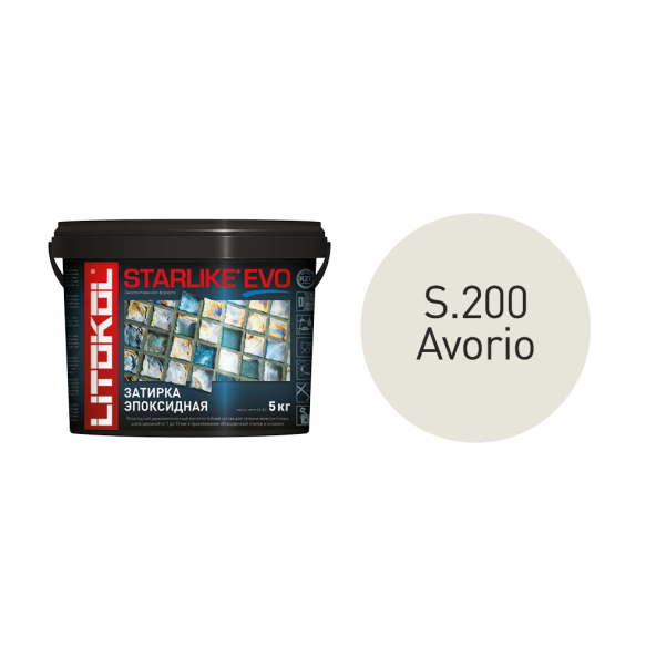 Купить STARLIKE EVO S.200 AVORIO затир.смесь (5kg bucket) в Ростове-на-Дону-1