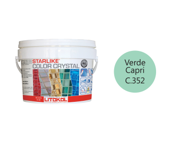Купить STARLIKE COLOR CRYSTAL C.351 ROSSO POMPEI затир.смесь 2,5kg bucket в Москве