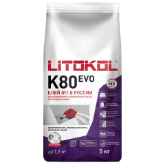 Купить LitoFlex K80-клеевая смесь 5kg Al.bag в Красноярске