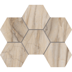 Купить Мозаика BR01 Гексагон 25x28,5 полир. в Красноярске