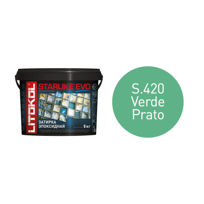 STARLIKE EVO S.420 VERDE PRATO затир.смесь (5kg bucket)