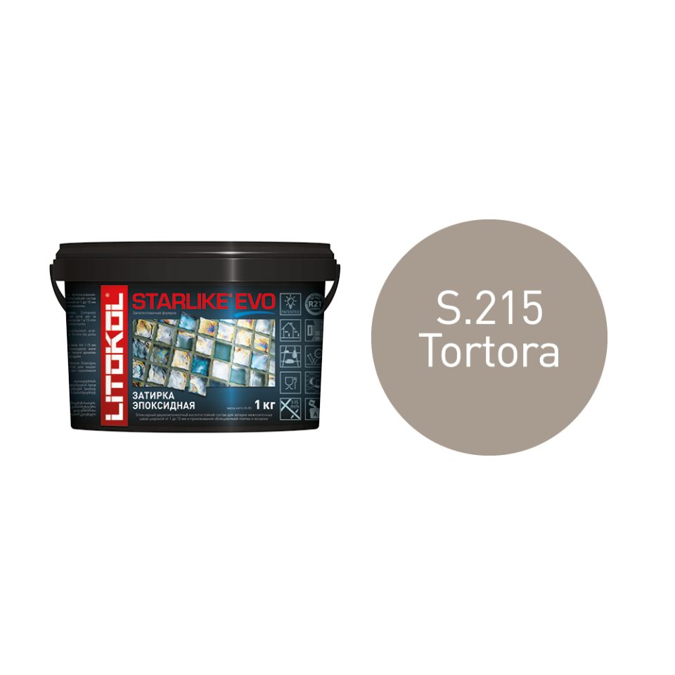 Купить STARLIKE EVO S.215 TORTORA затир.смесь (1kg bucket) в Красноярске
