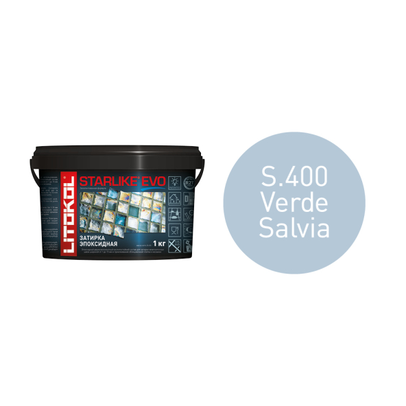 Купить STARLIKE EVO S.400 VERDE SALVIA затир.смесь (1kg bucket) в Ростове-на-Дону-1