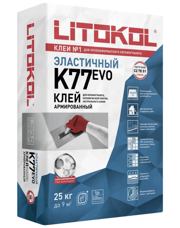 Купить SuperFlex K77-клеевая смесь (25kg bag) в Ростове-на-Дону-1