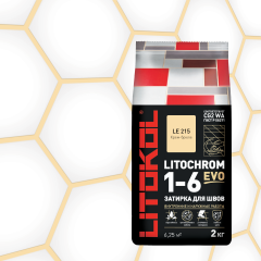 Купить LITOCHROM 1-6 EVO LE 215 крем брюле 2kg Al.bag в Красноярске