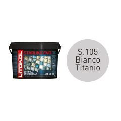 Купить STARLIKE EVO S.105 BIANCO TITANIO затир.смесь (2,5kg bucket) в Красноярске #2