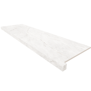 Купить Подоконник угловой NL00 33х120 полир. с боковым выступом (левый) в Москве-1