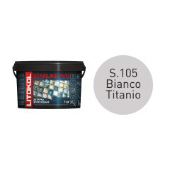 Купить STARLIKE EVO S.105 BIANCO TITANIO затир.смесь (1kg bucket) в Красноярске #2