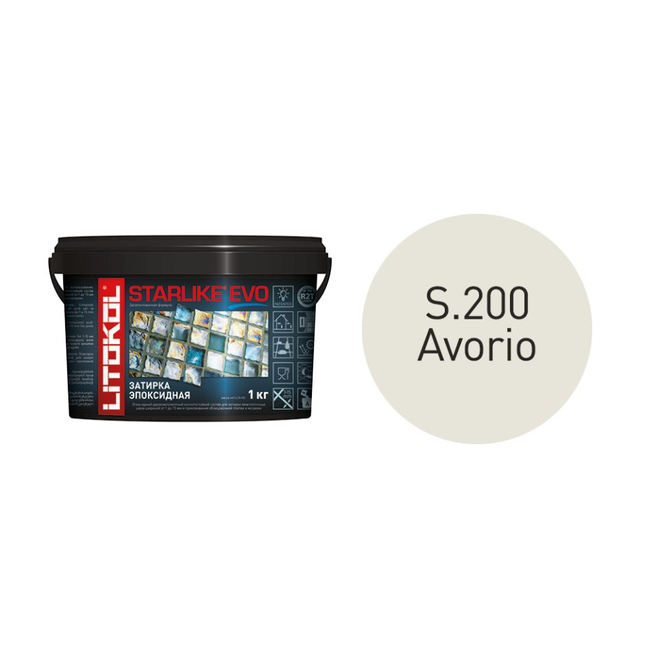 Купить STARLIKE EVO S.200 AVORIO затир.смесь (1kg bucket) в Красноярске #2